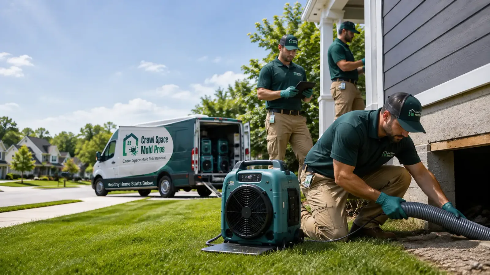 Crawl Space Mold Removal in Clarence, PA